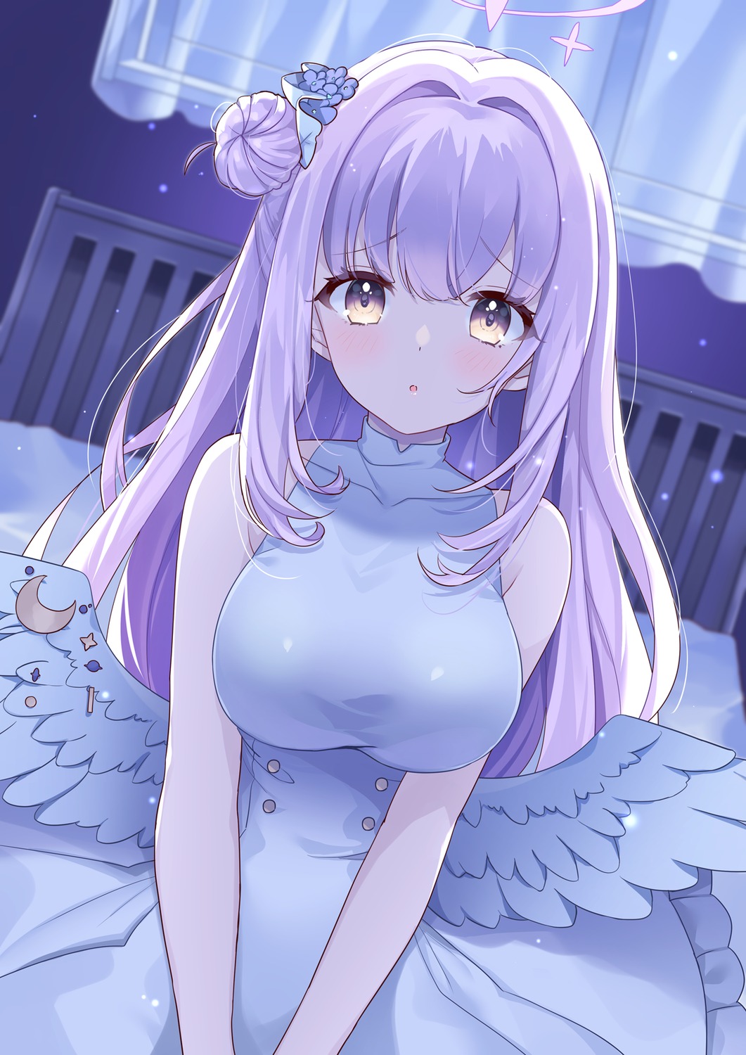 angel, blue_archive, dress, fujishiro_kokoa, misono_mika, wings