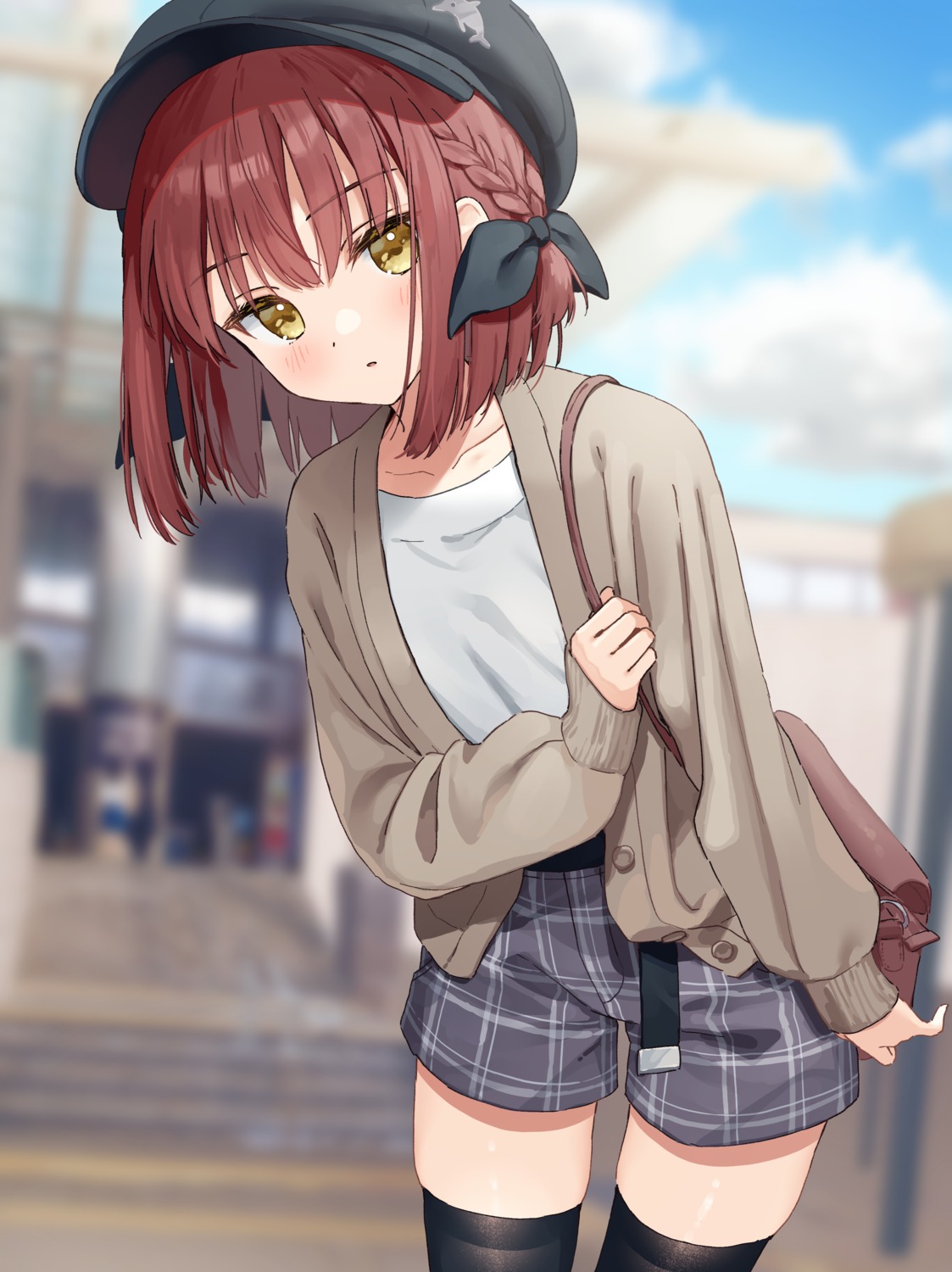 kazari_(muninshiki), muninshiki, sweater, thighhighs