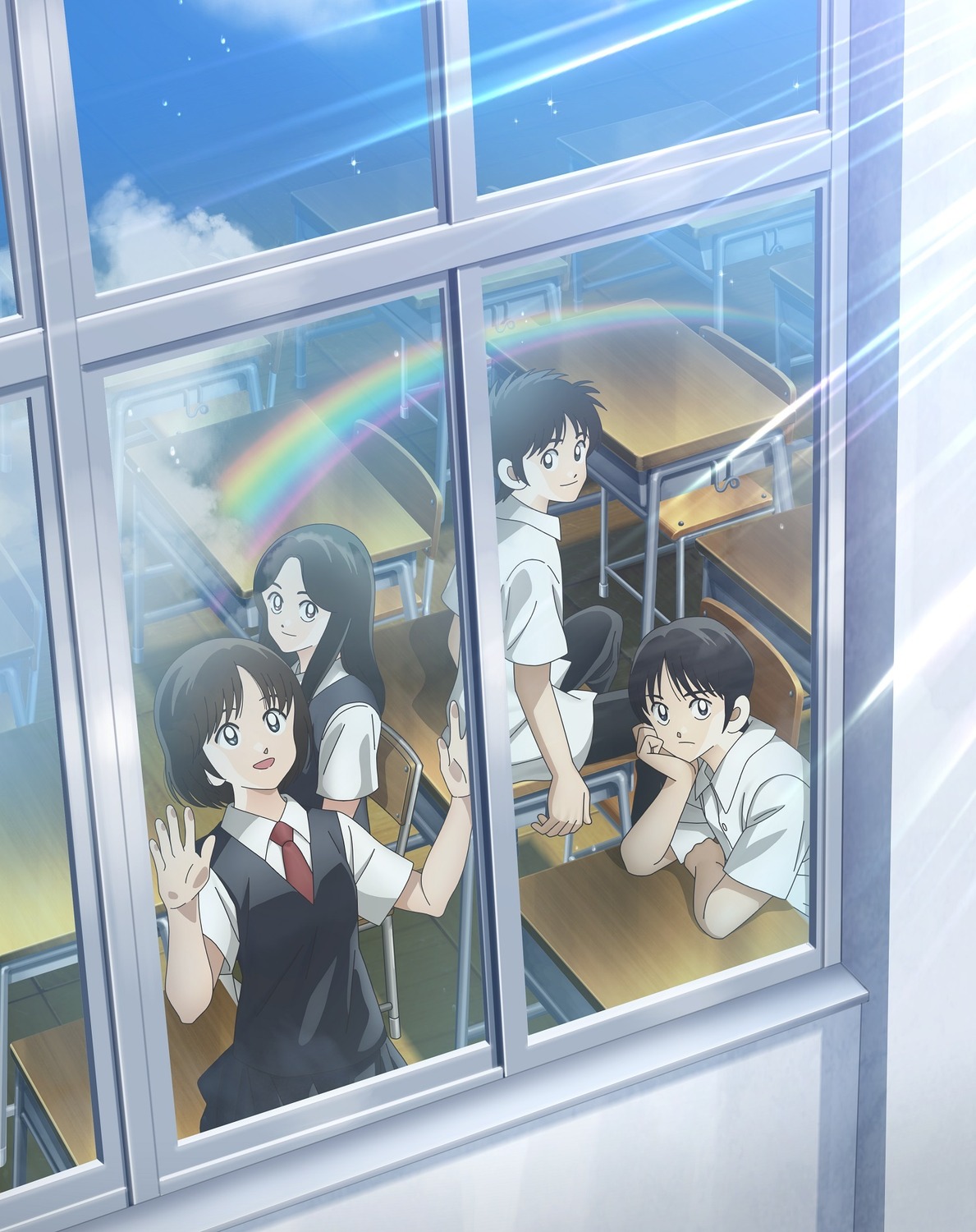 mix_(adachi_mitsuru), ooyama_haruka, seifuku, tachibana_otomi, tachibana_souichirou, tachibana_touma