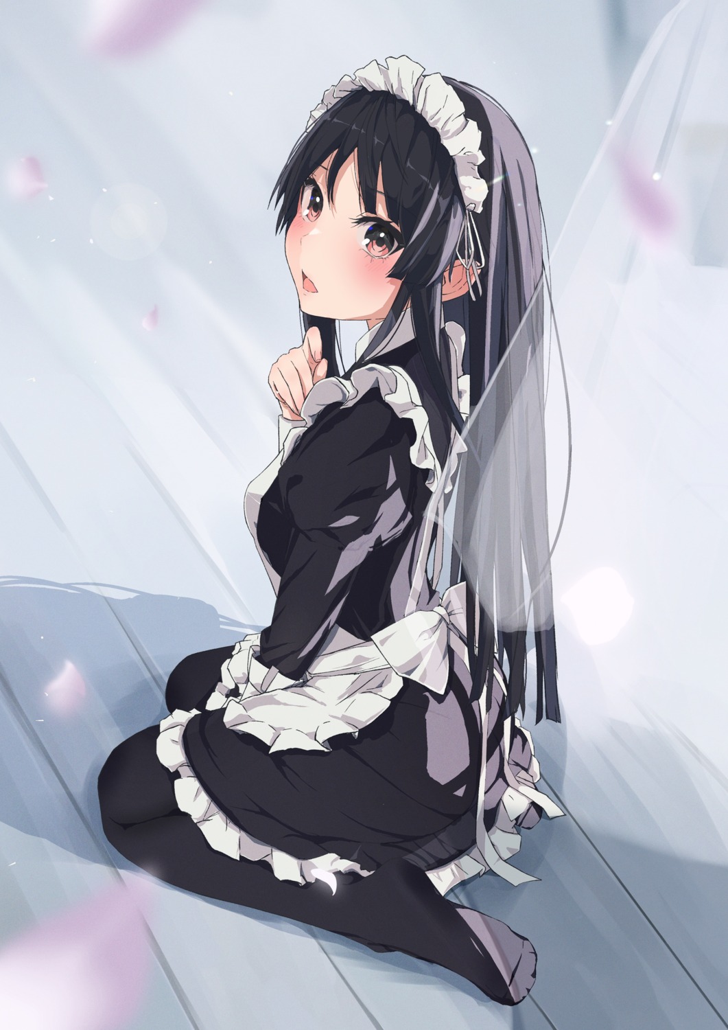 akiyama_mio, ass, k-on!, maid, okay178, pantyhose