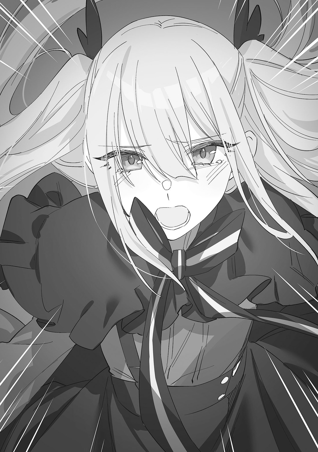 erna_(spy_kyoushitsu), monochrome, spy_kyoushitsu, tomari, uniform