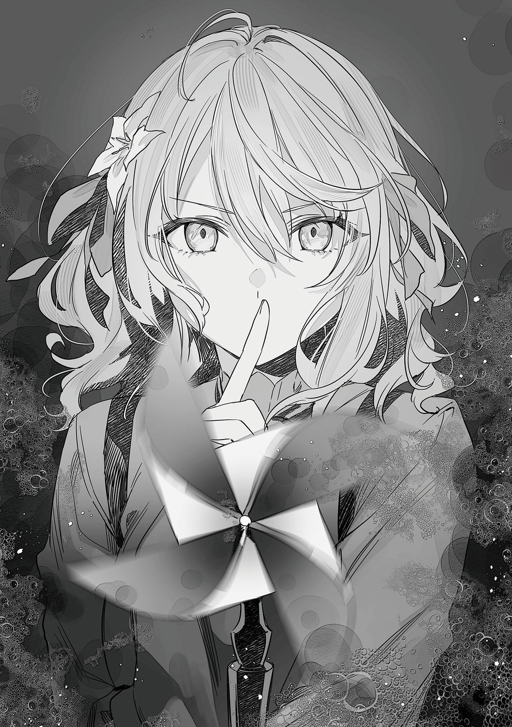 lily_(spy_kyoushitsu), monochrome, spy_kyoushitsu, tomari, uniform