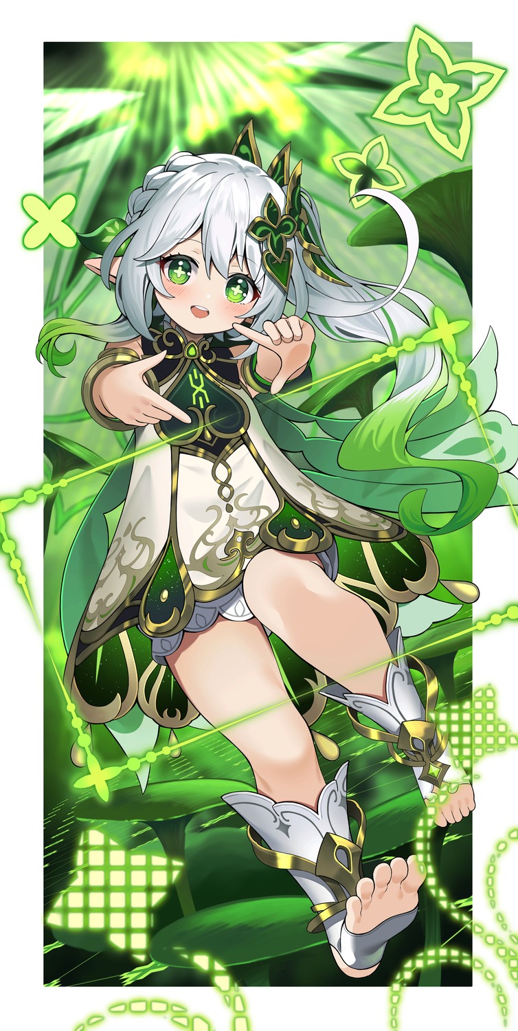 dress, genshin_impact, nahida, pointy_ears, yuujin_(yuzinn333)
