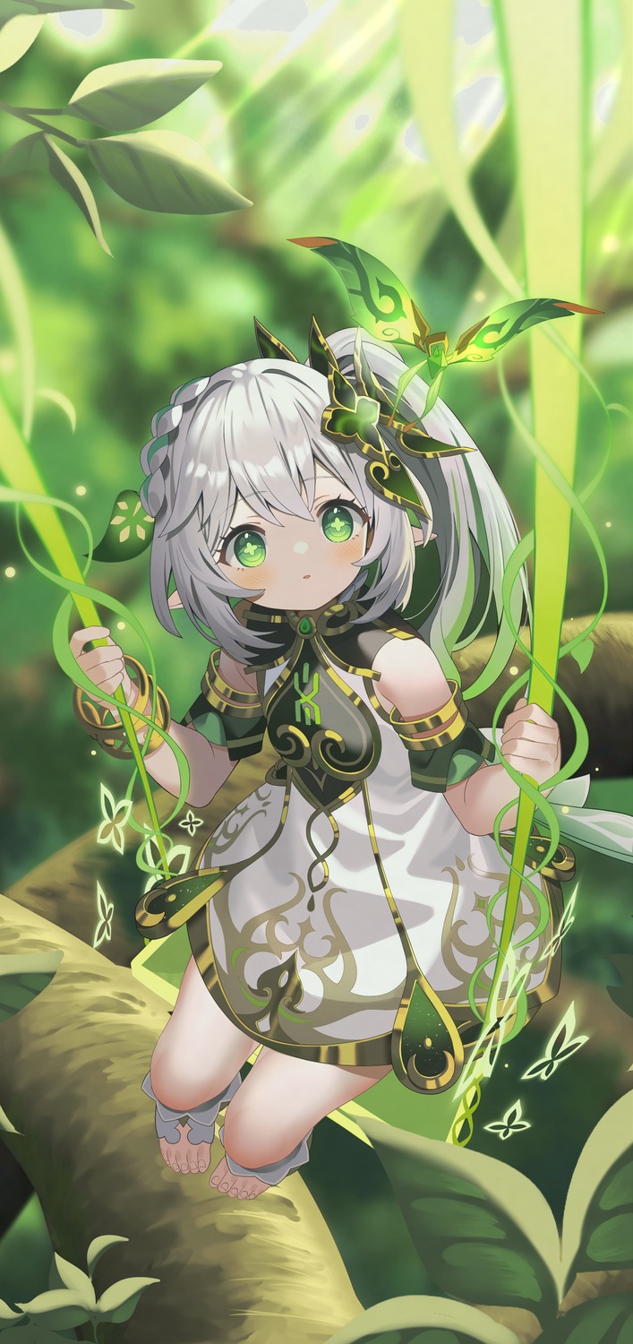 dress, genshin_impact, nahida, pointy_ears, yuujin_(yuzinn333)
