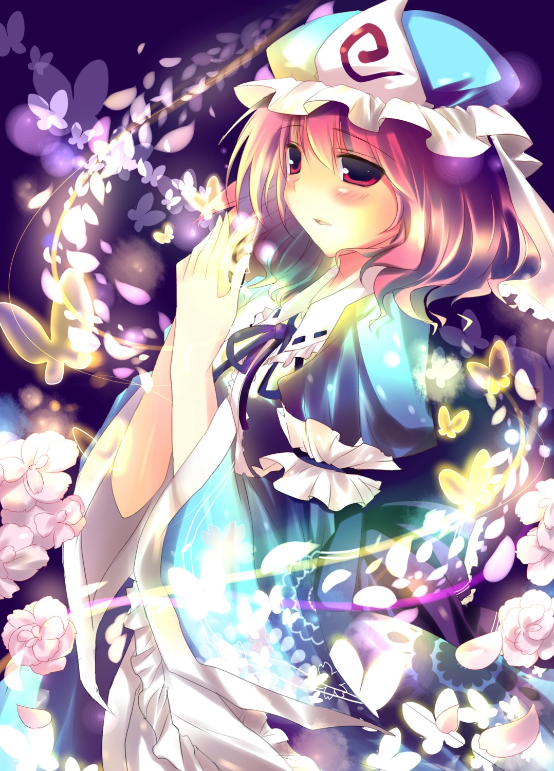kinoko, saigyouji_yuyuko, touhou
