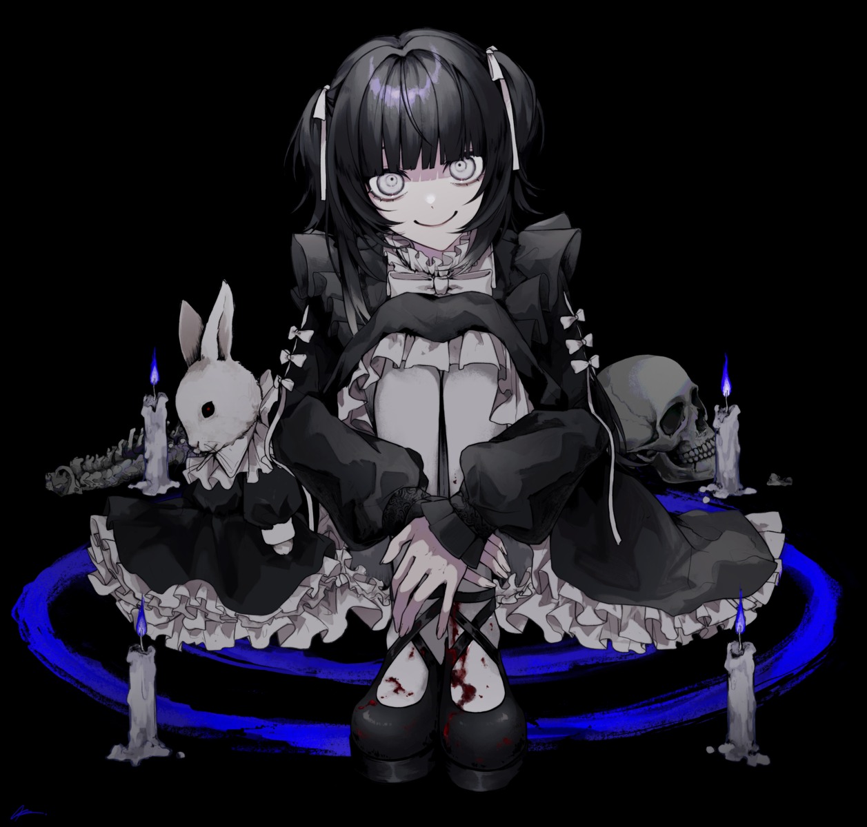 402_(o0_xxx), blood, dress, gothic_lolita, lolita_fashion, pantyhose