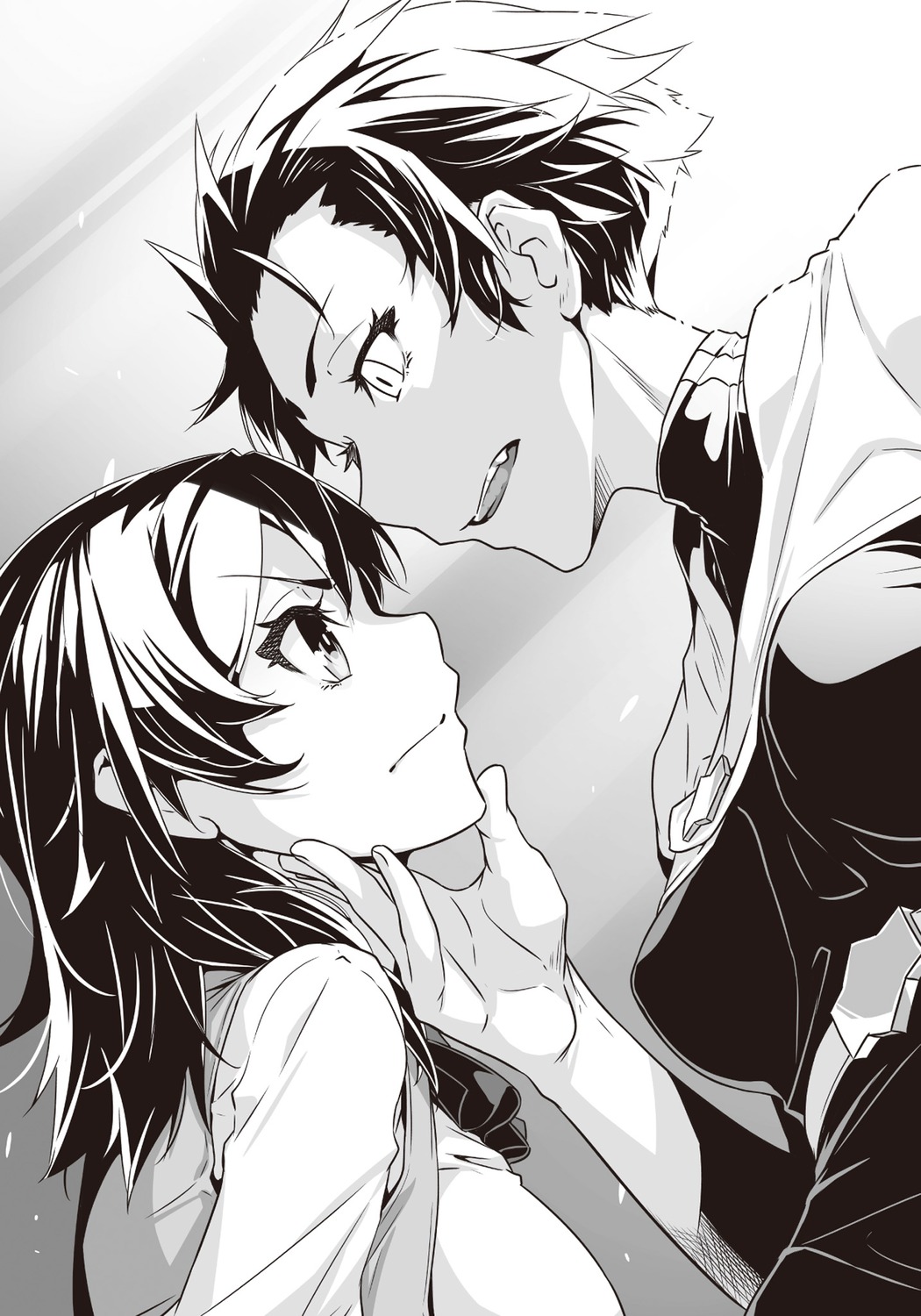 flare, monochrome, nilitsu, shokei_shoujo_no_virgin_road, tokitou_akari, uniform