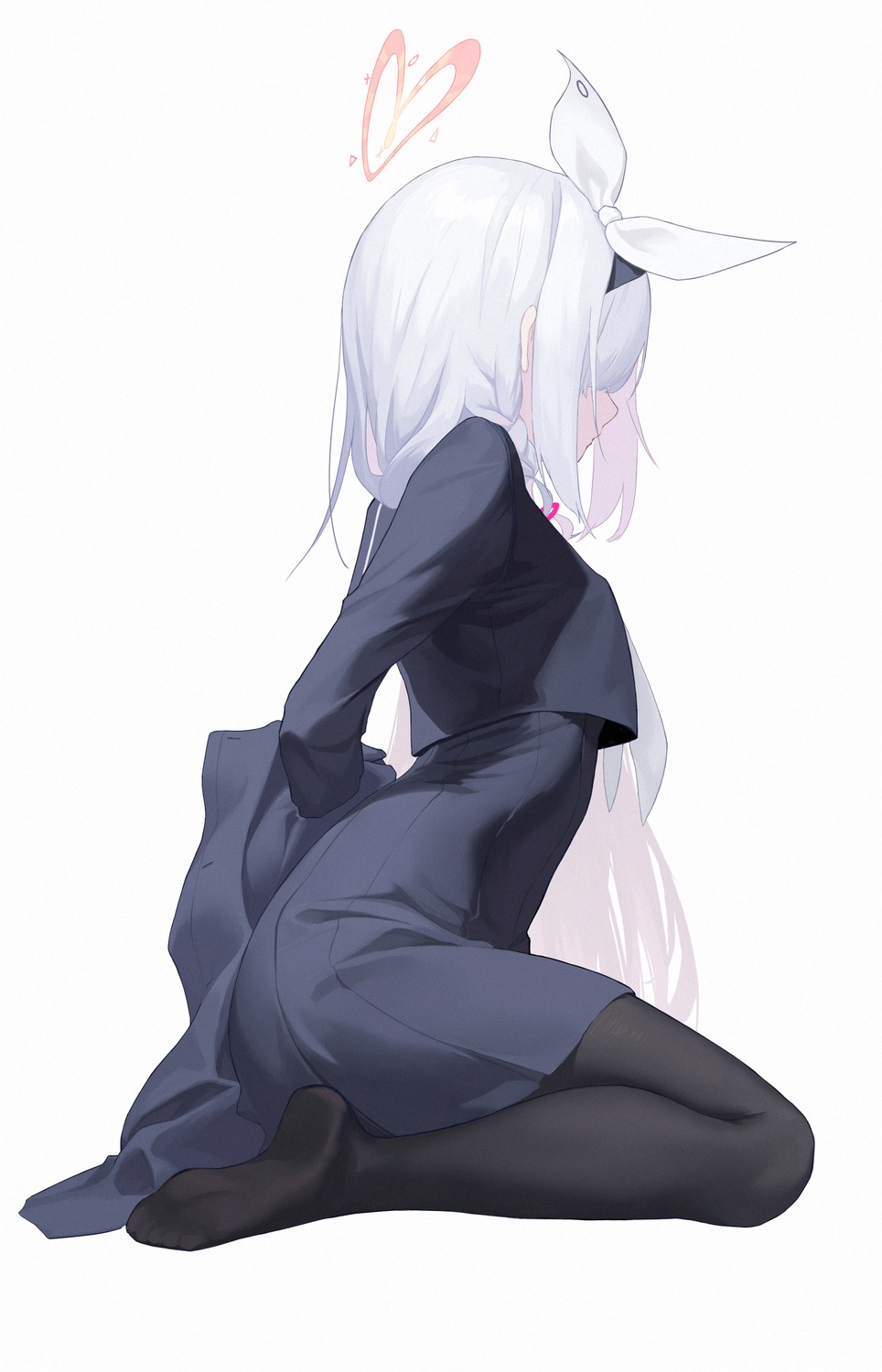 arona_(blue_archive), blue_archive, halo, pantyhose, plana_(blue_archive), seifuku, shou_xun_bu_liang