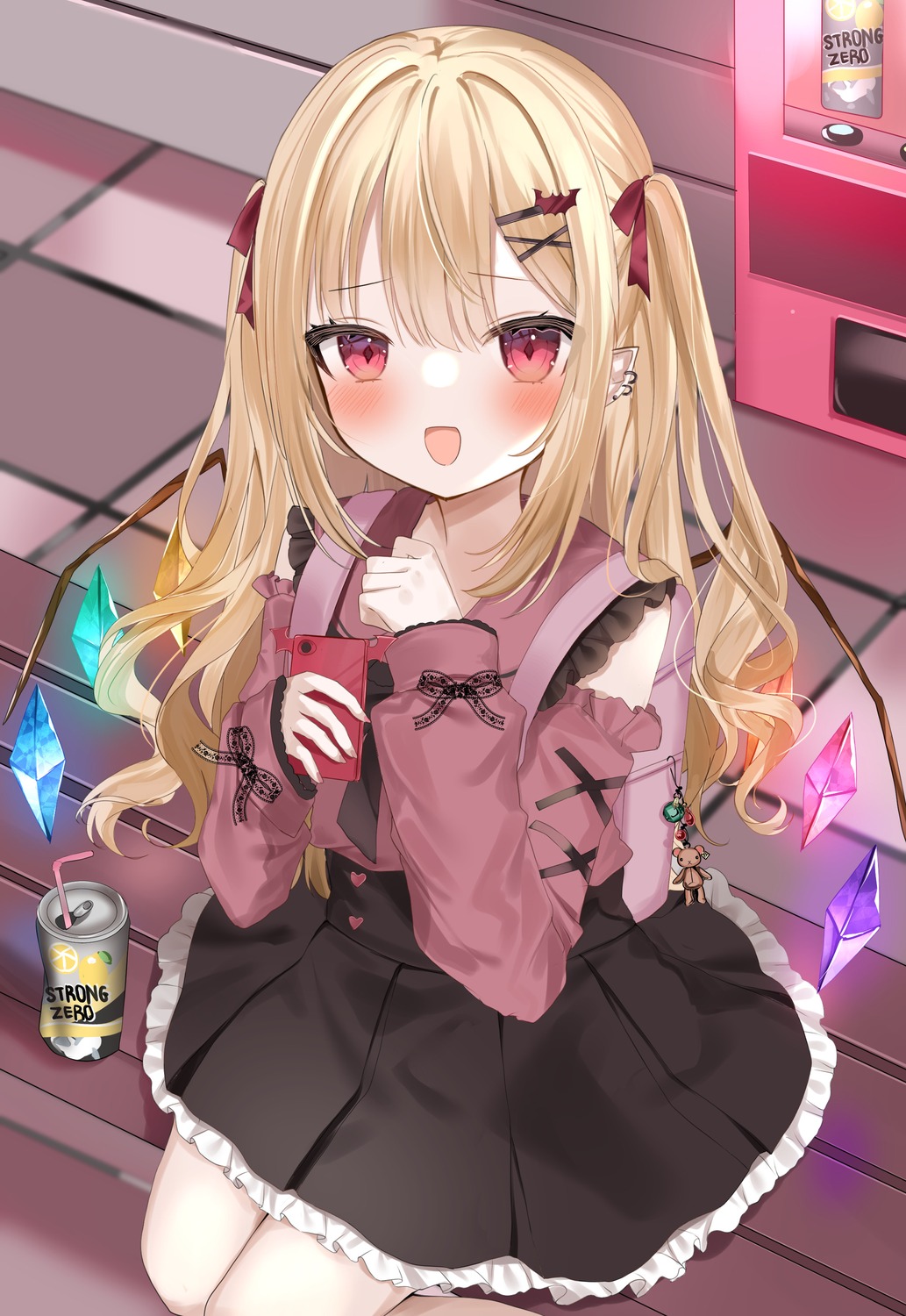 flandre_scarlet, okome2028, pointy_ears, touhou, wings