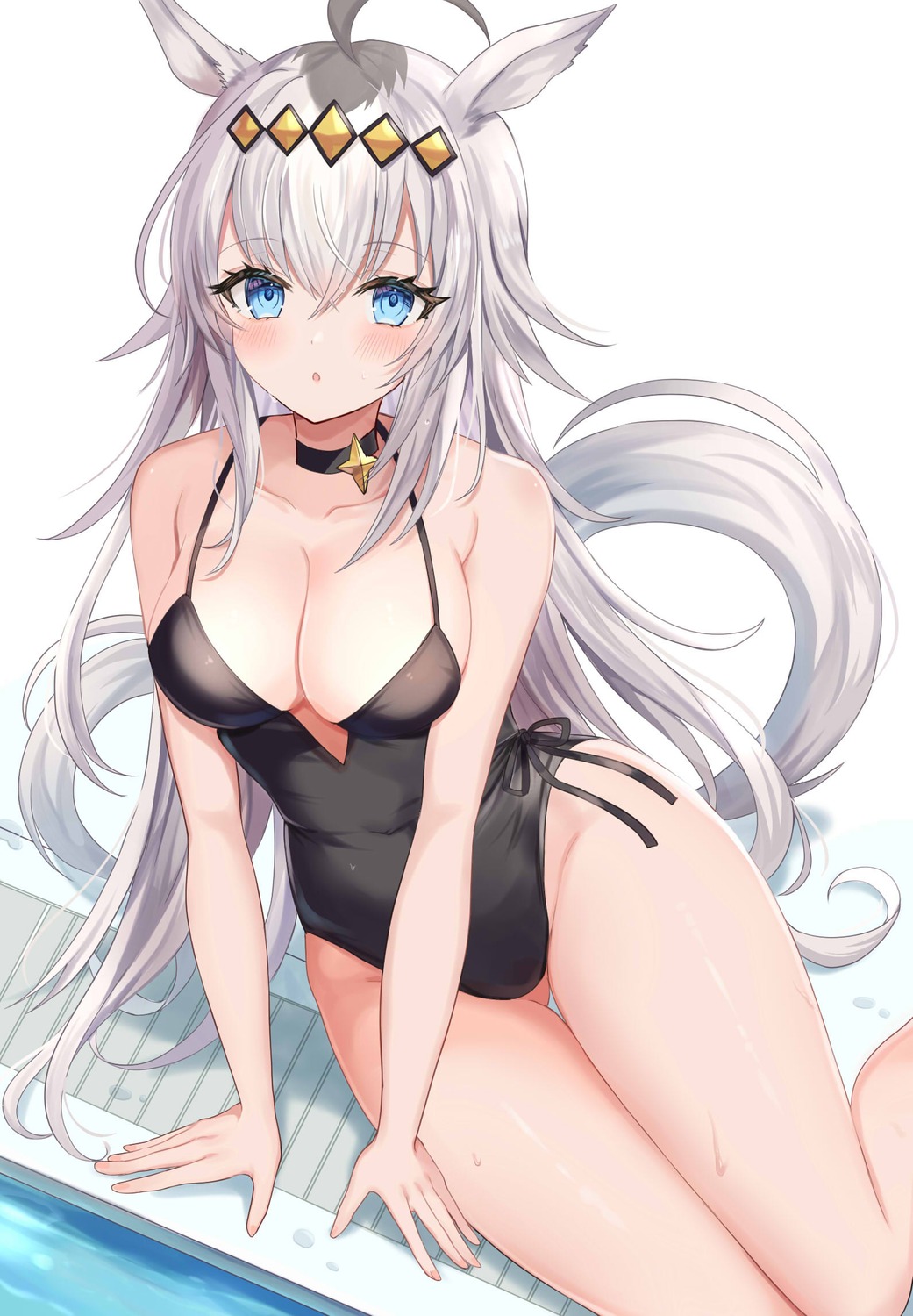 animal_ears, oguri_cap_(umamusume), retsuto, swimsuits, tail, uma_musume_pretty_derby