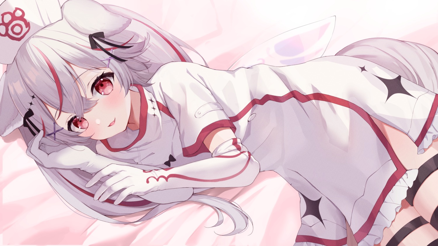 animal_ears, garter, guild_cq, inumimi, kurenagi_eri, moeko, nurse, tail