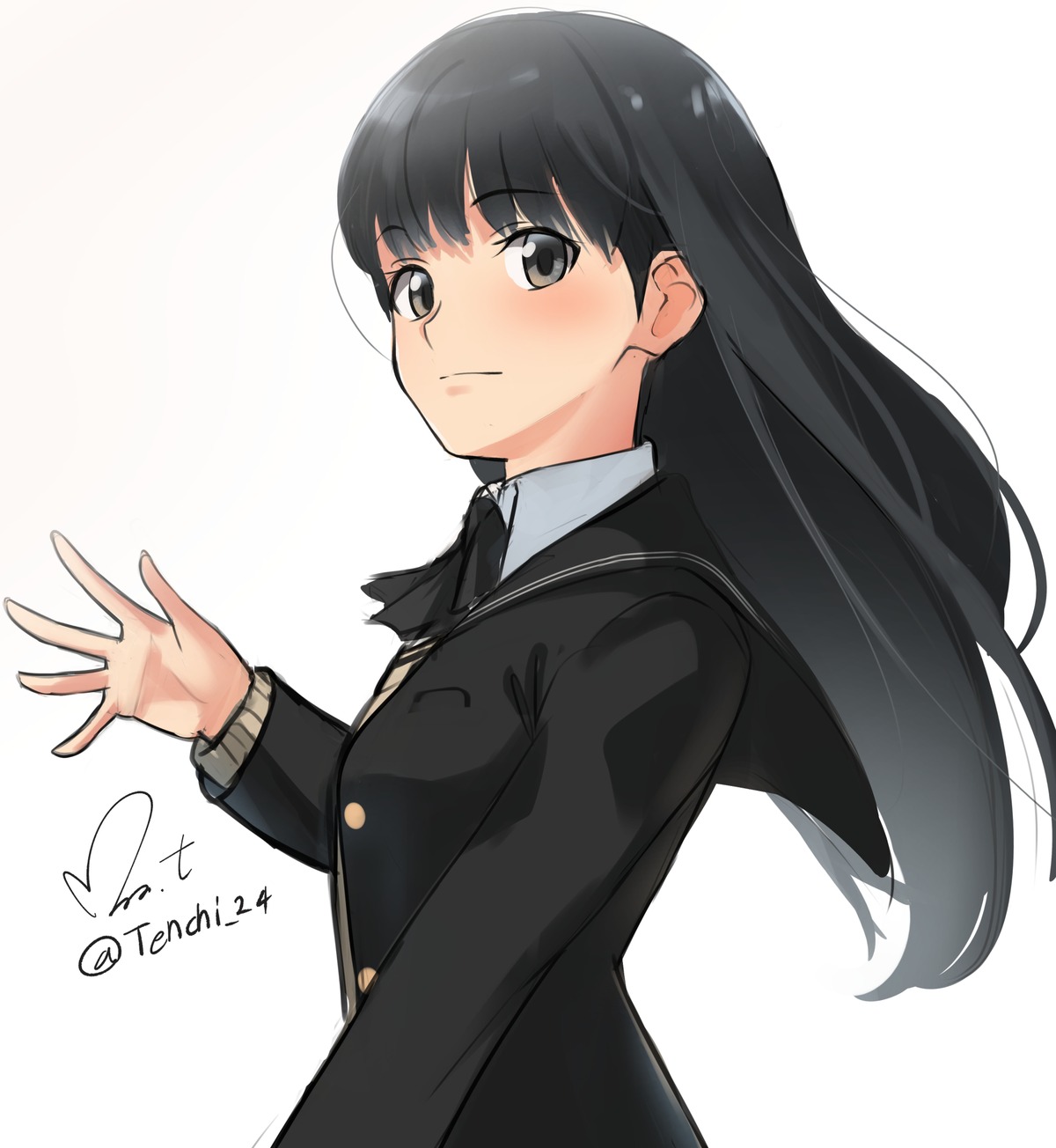 amagami, ayatsuji_tsukasa, seifuku, sketch, sweater, yoo_tenchi