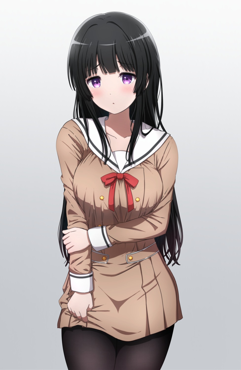 bang_dream!, bang_dream!_episode_of_roselia, noshimurin, pantyhose, seifuku, shirokane_rinko