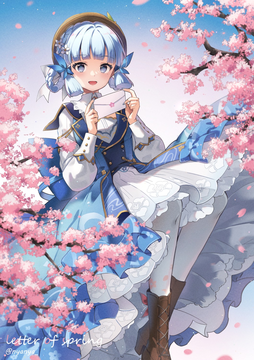 genshin_impact, heels, kamisato_ayaka, nyanya, pantyhose