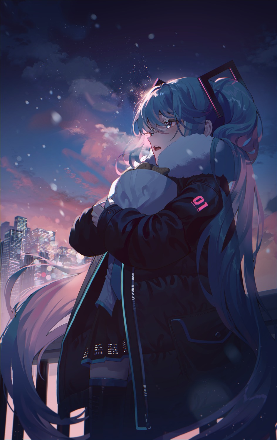 hatsune_miku, ramingbera, thighhighs, vocaloid