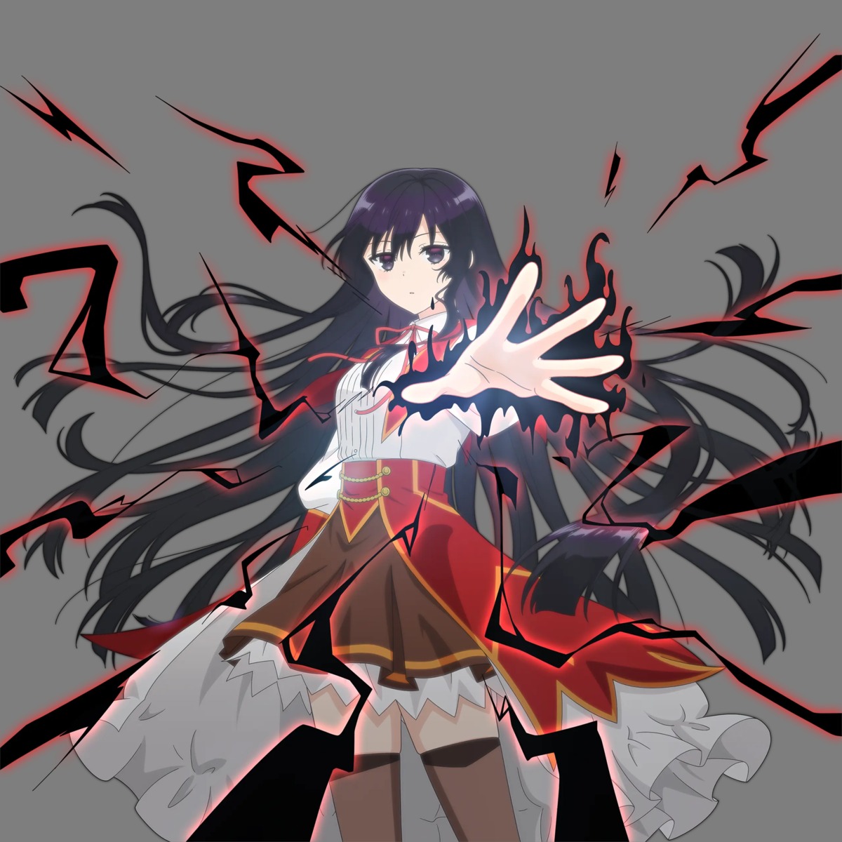 akuyaku_reijou_level_99_~watashi_wa_ura-boss_desu_ga_maou_dewa_arimasen~, seifuku, thighhighs, transparent_png, yumiella_dolkness