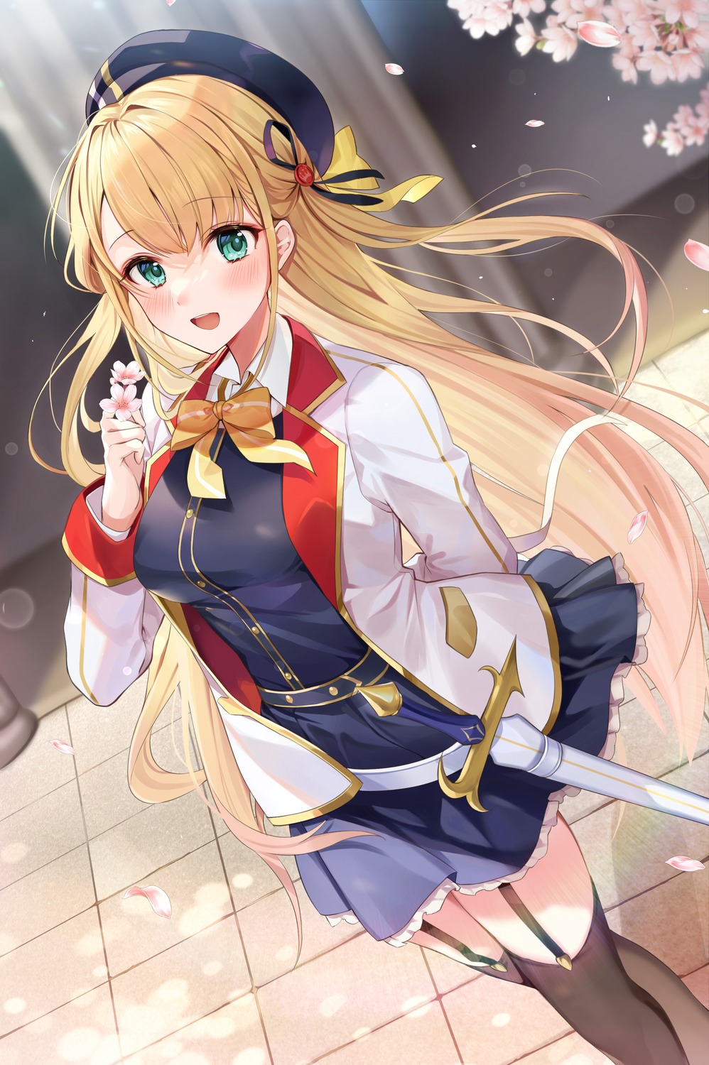 ion_(on01e), stockings, sword, thighhighs, uniform