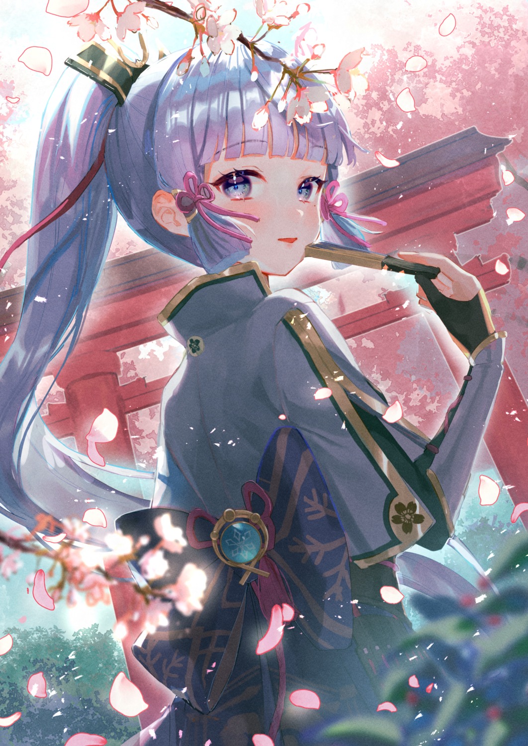 genshin_impact, harushio, japanese_clothes, kamisato_ayaka