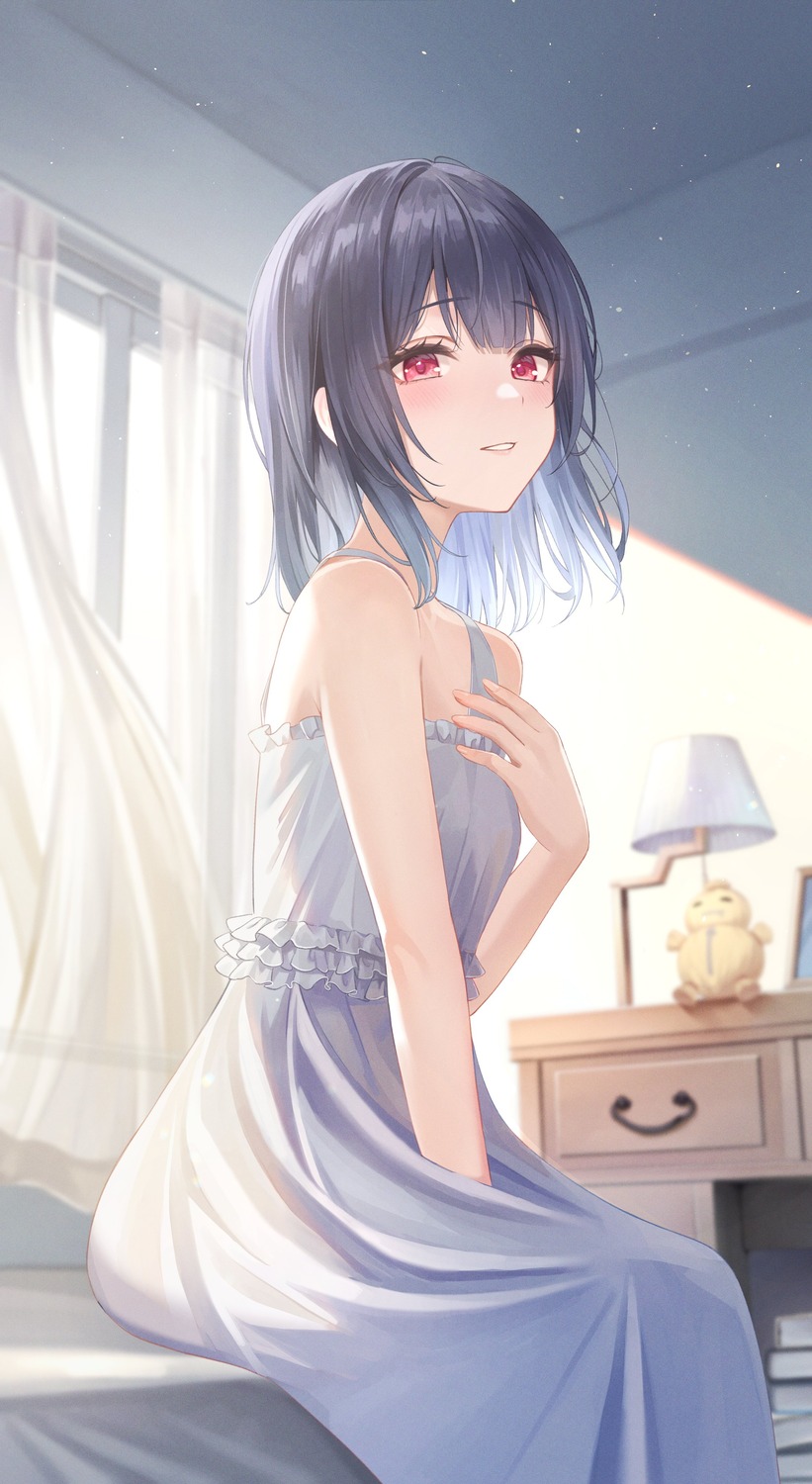 dress, fujizarashi, morino_rinze, the_idolm@ster, the_idolm@ster_shiny_colors