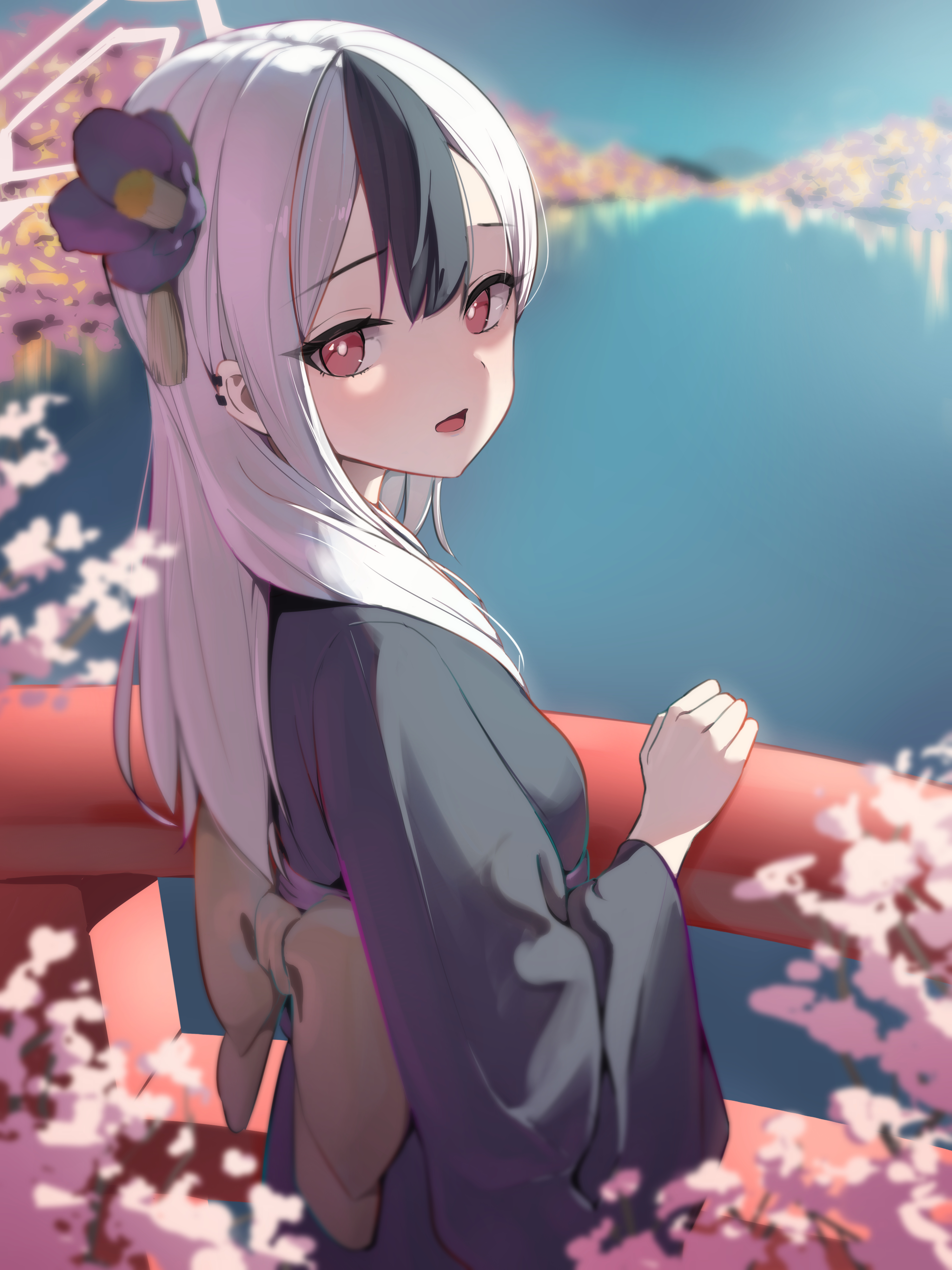 bananafish1111, blue_archive, halo, japanese_clothes, onikata_kayoko