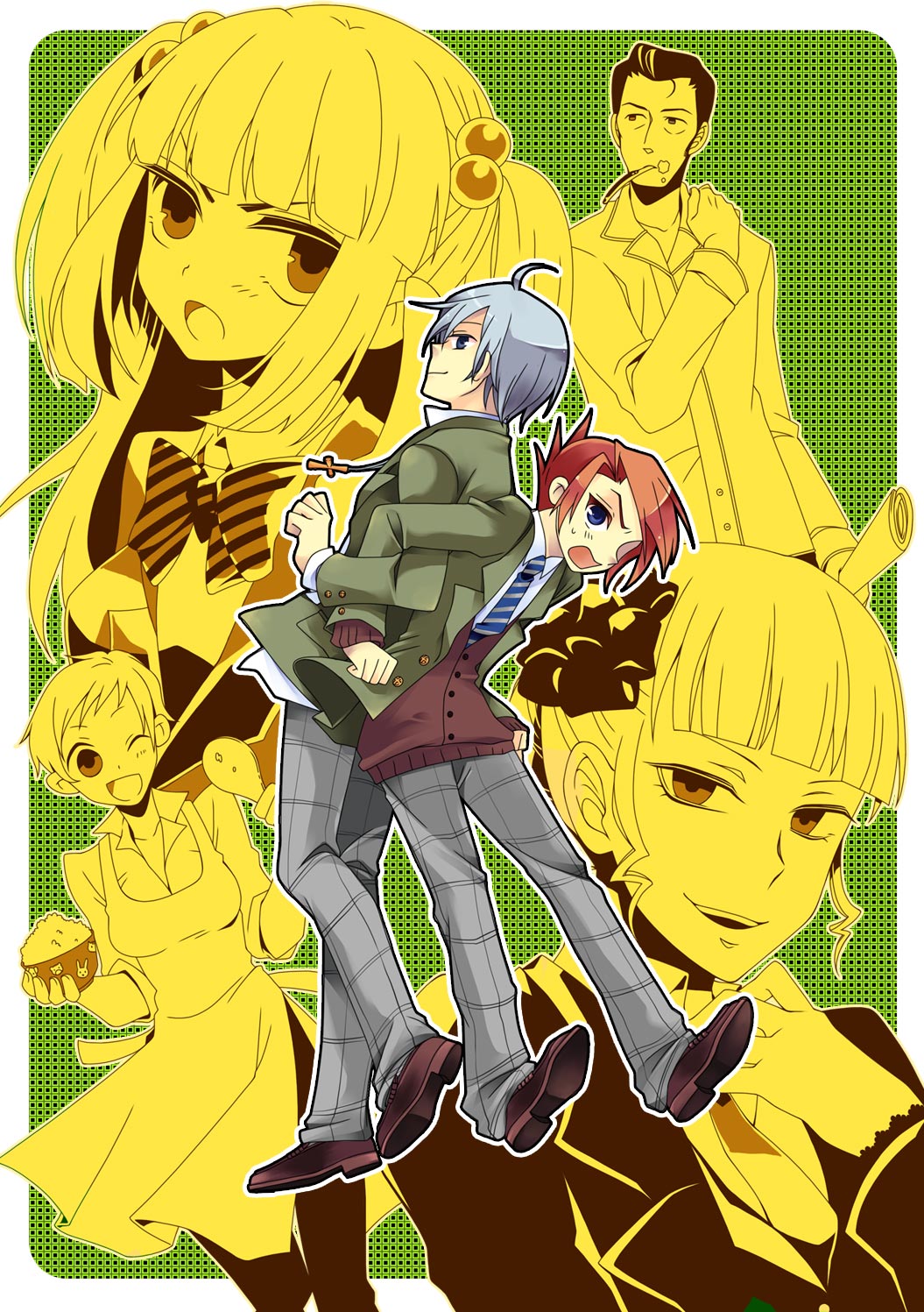 amakusa_juuza, beatrice, ico_(artist), umineko_no_naku_koro_ni, ushiromiya_ange, ushiromiya_kyrie, ushiromiya_rudolf