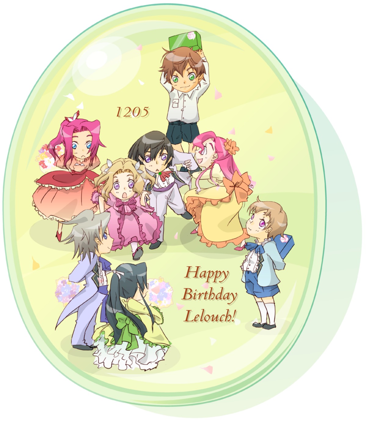 code_geass, cornelia_li_britannia, euphemia_li_britannia, kururugi_suzaku, lelouch_lamperouge, makura_kodake, marianne_vi_britannia, nunnally_lamperouge