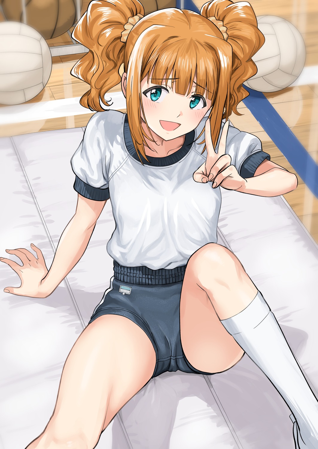 buruma, gym_uniform, takatsuki_yayoi, the_idolm@ster, tsurui