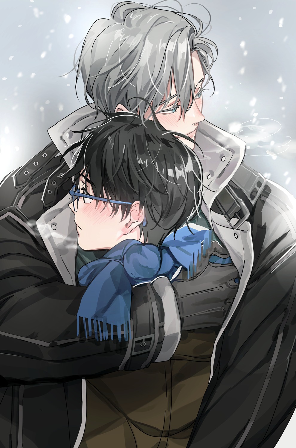 gearous, katsuki_yuuri, male, megane, victor_nikiforov, yaoi, yuri!!!_on_ice