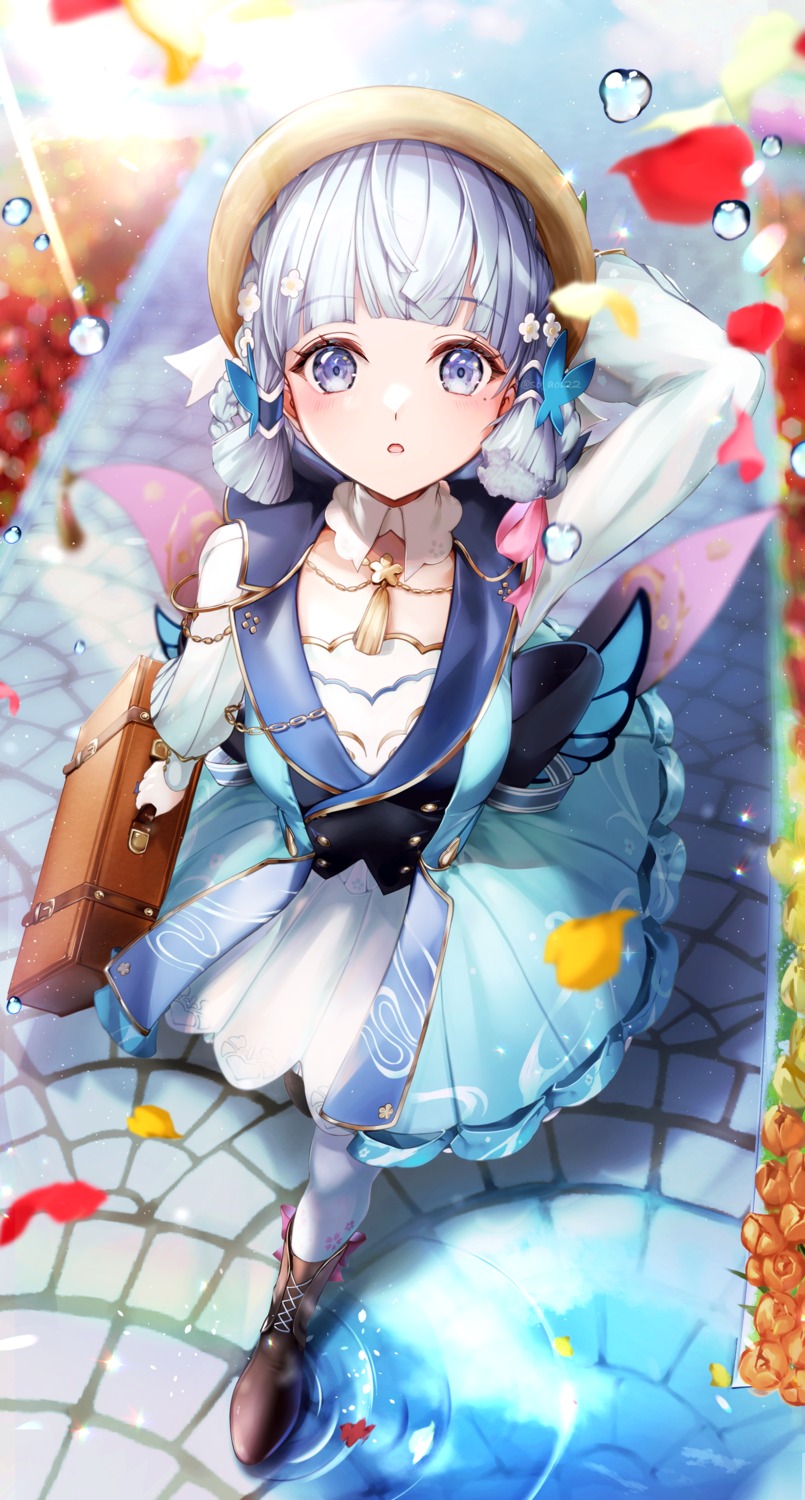 asahi_(vjss4548), dress, genshin_impact, kamisato_ayaka, pantyhose