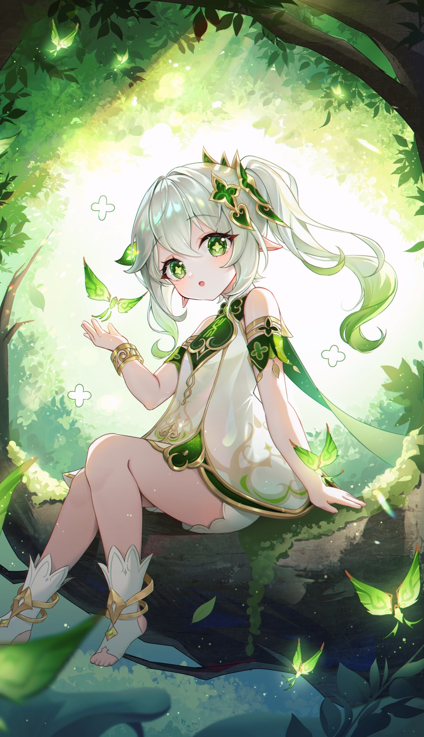 dress, genshin_impact, nahida, pointy_ears, tteullie
