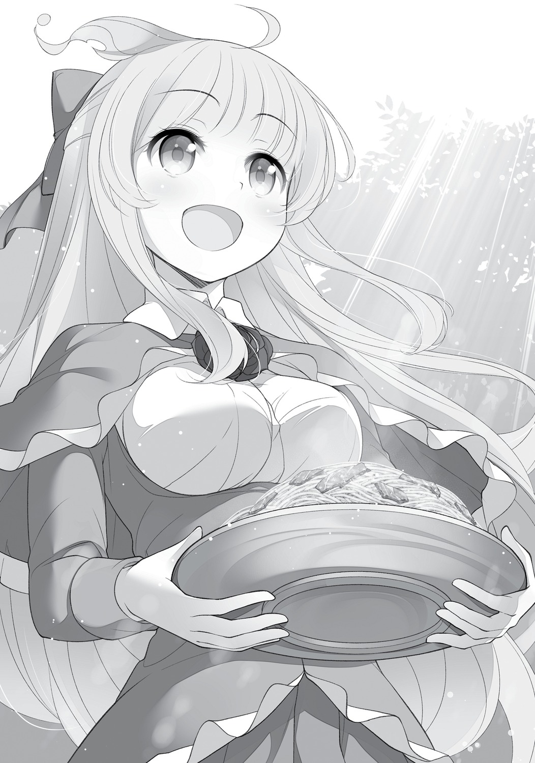 cheat_kusushi_no_slow_life:_isekai_ni_tsukurou_drugstore, dress, matsuuni, mina_(cheat_kusushi_no_slow_life), monochrome