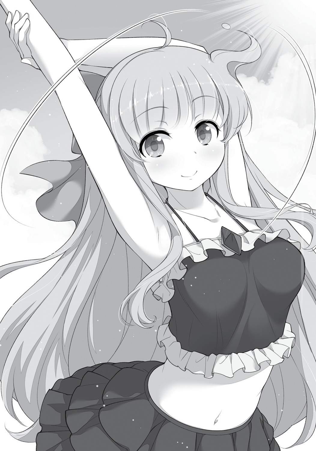 cheat_kusushi_no_slow_life:_isekai_ni_tsukurou_drugstore, matsuuni, mina_(cheat_kusushi_no_slow_life), monochrome