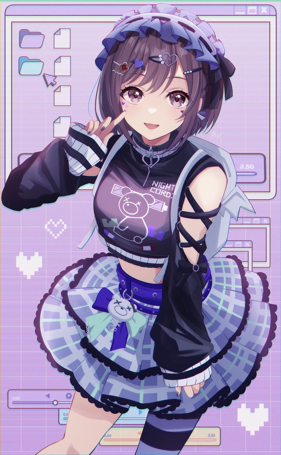 lolita_fashion, project_sekai, pukonuu, shinonome_ena, thighhighs