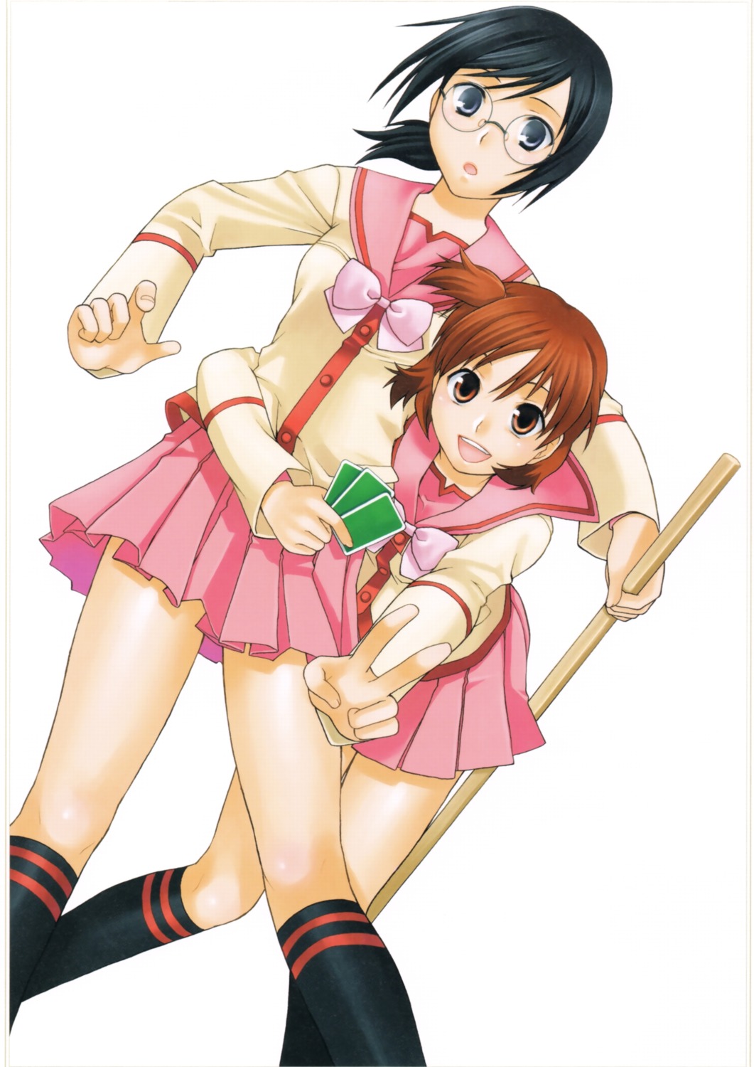 gokujou_seitokai, hida_sayuri, megane, seifuku, tsunomoto_rein