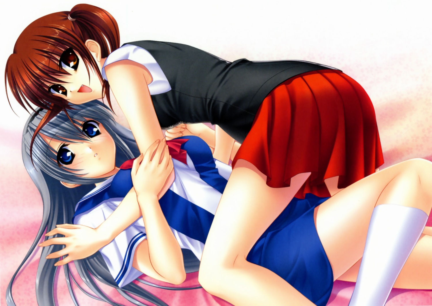 clannad, fumio, kanako, key, sakagami_tomoyo, seifuku, tomoyo_after_~it's_a_wonderful_life~