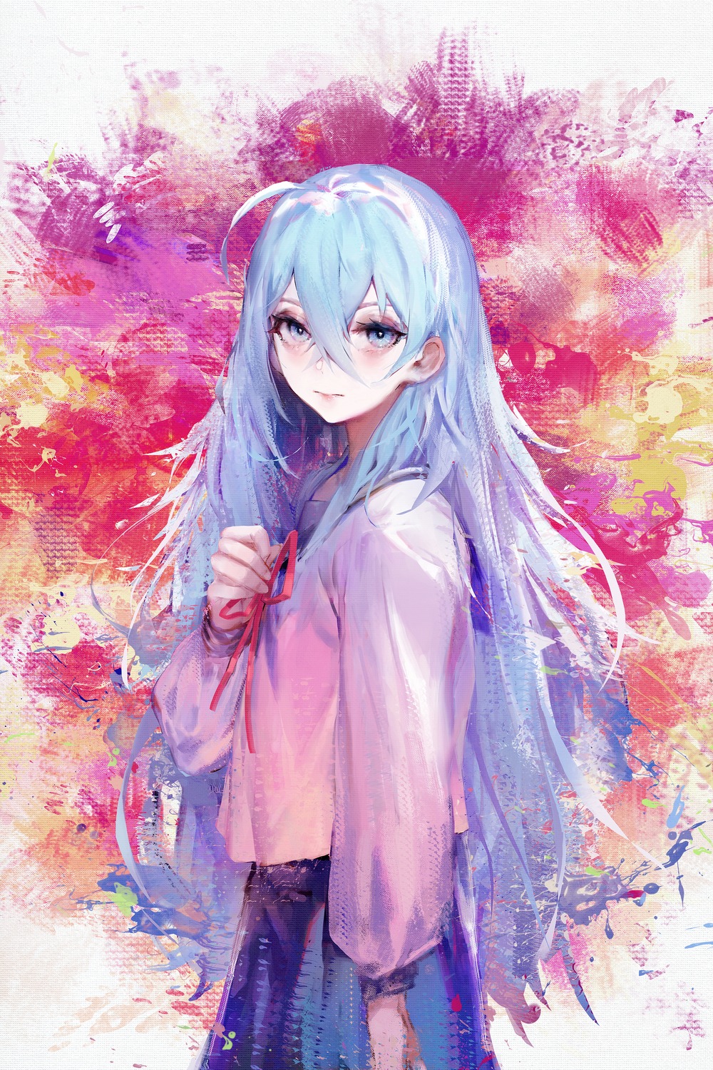 rsef, seifuku, sketch, vivy, vivy_-fluorite_eye's_song-
