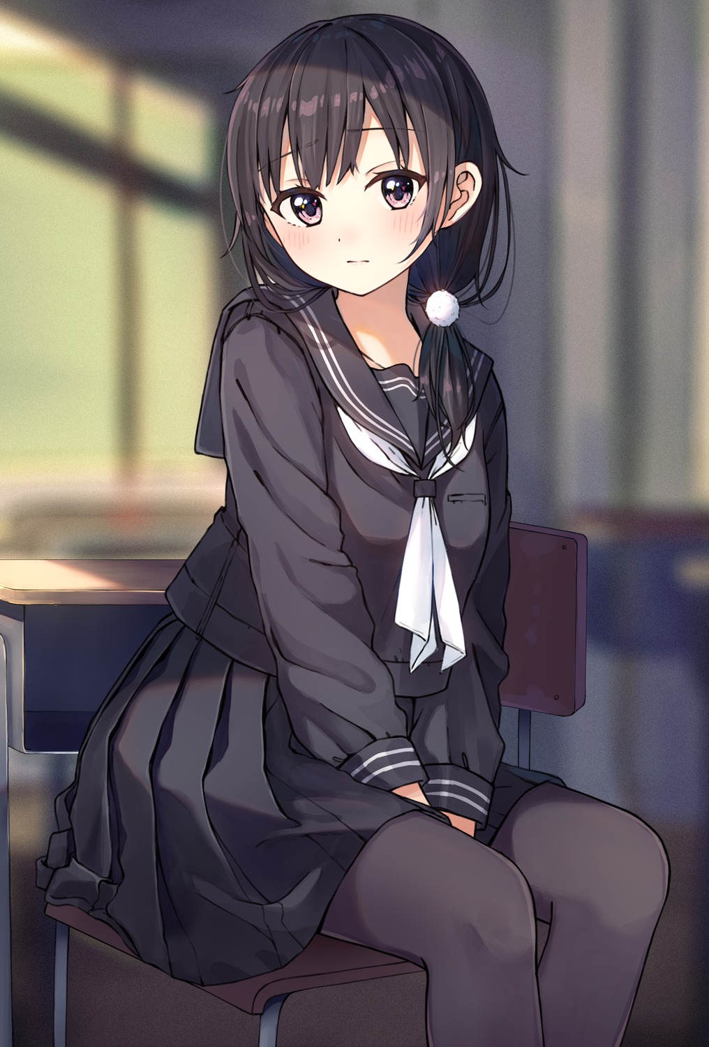 enuni, pantyhose, seifuku