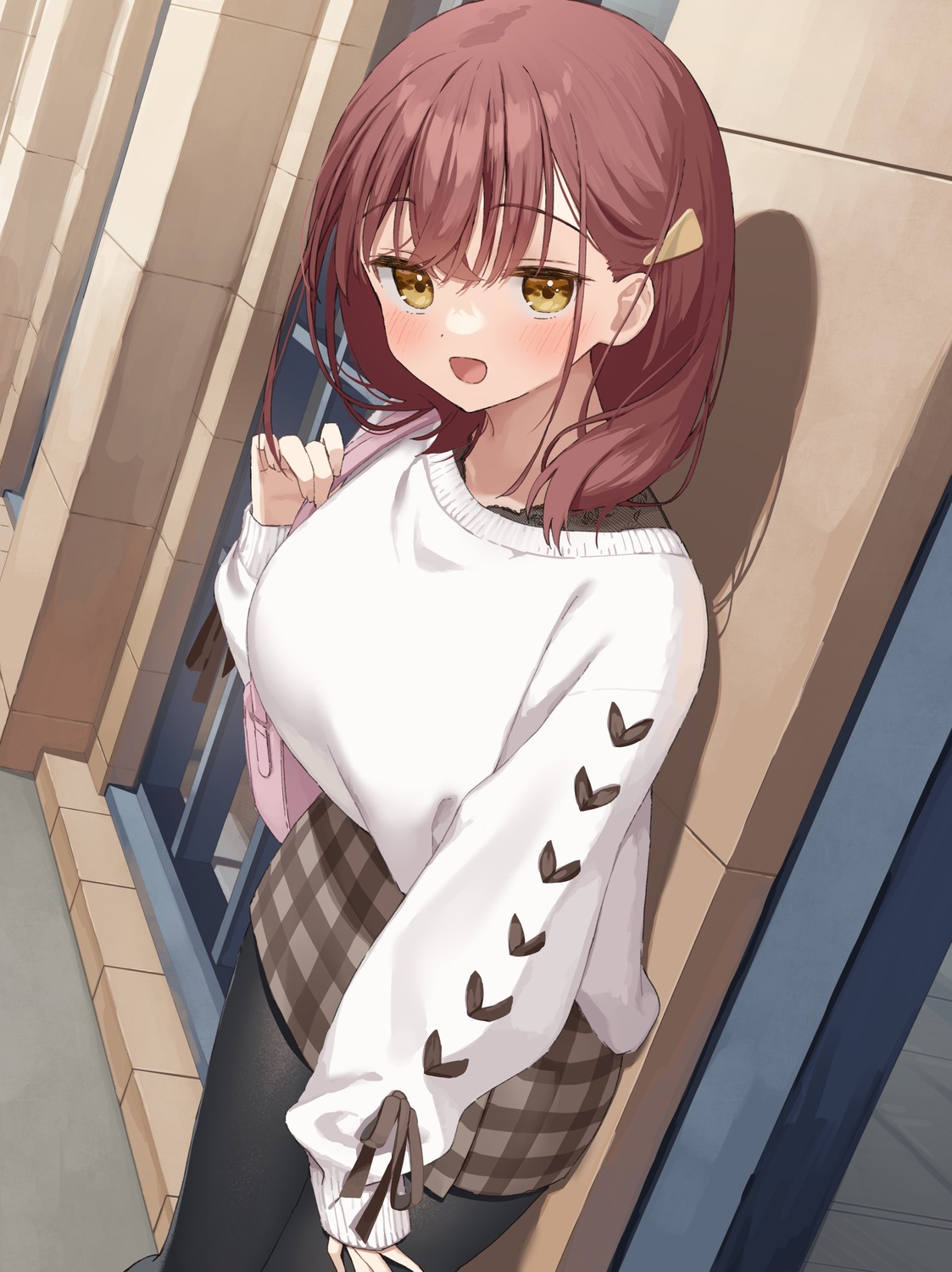 akari_(muninshiki), muninshiki, pantyhose, sweater