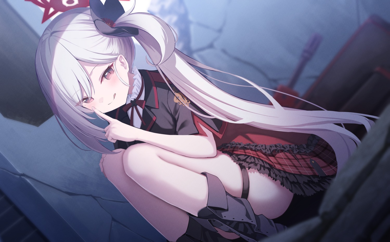asagi_mutsuki, blue_archive, garter, halo, seifuku, takashima_shoa