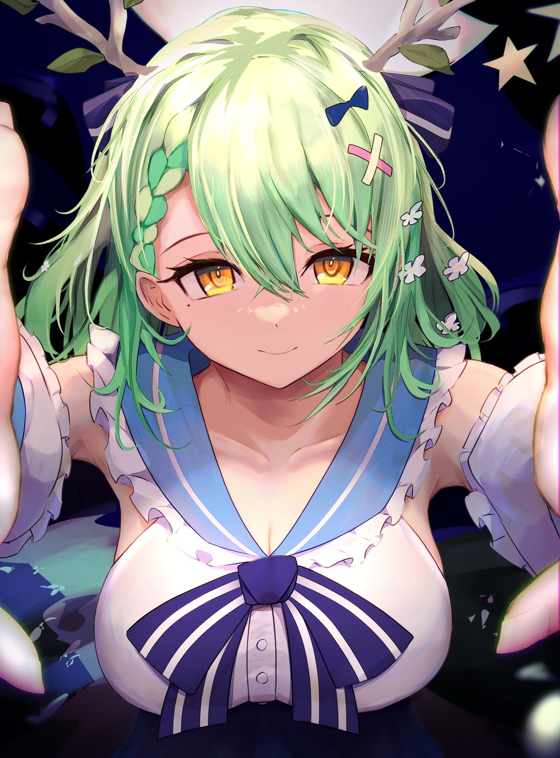 ceres_fauna, getto, hololive, hololive_english, horns