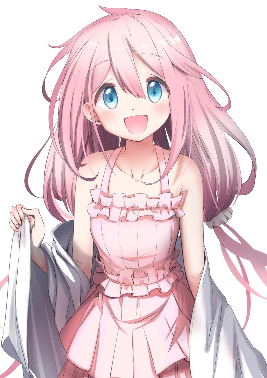 dress, kagamihara_nadeshiko, n2midori, summer_dress, yurucamp