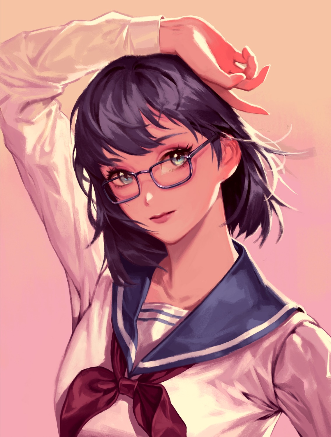 megane, seifuku, sub_chon9