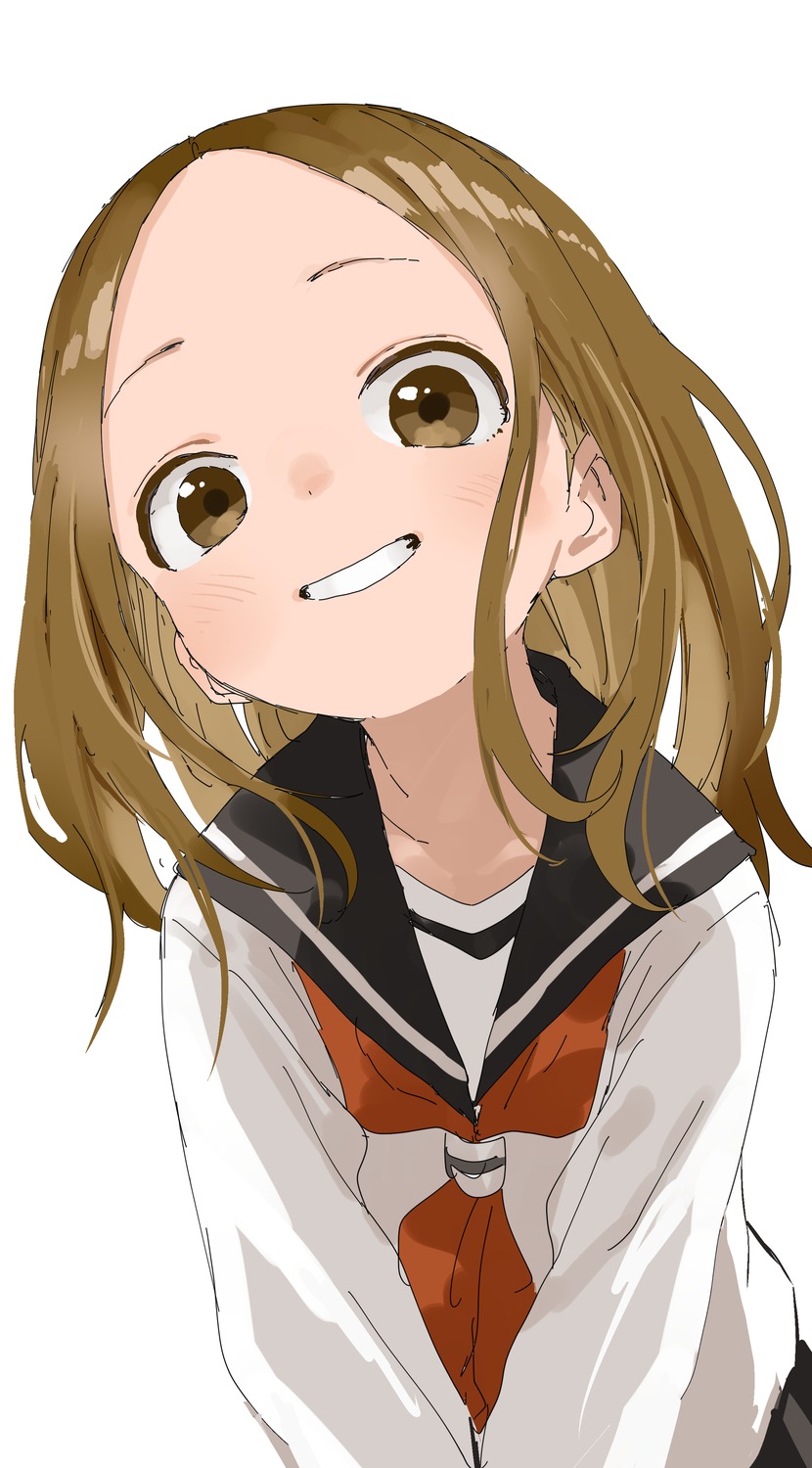 karakai_jouzu_no_takagi-san, seifuku, sketch, takagi-san, yamamoto_souichirou