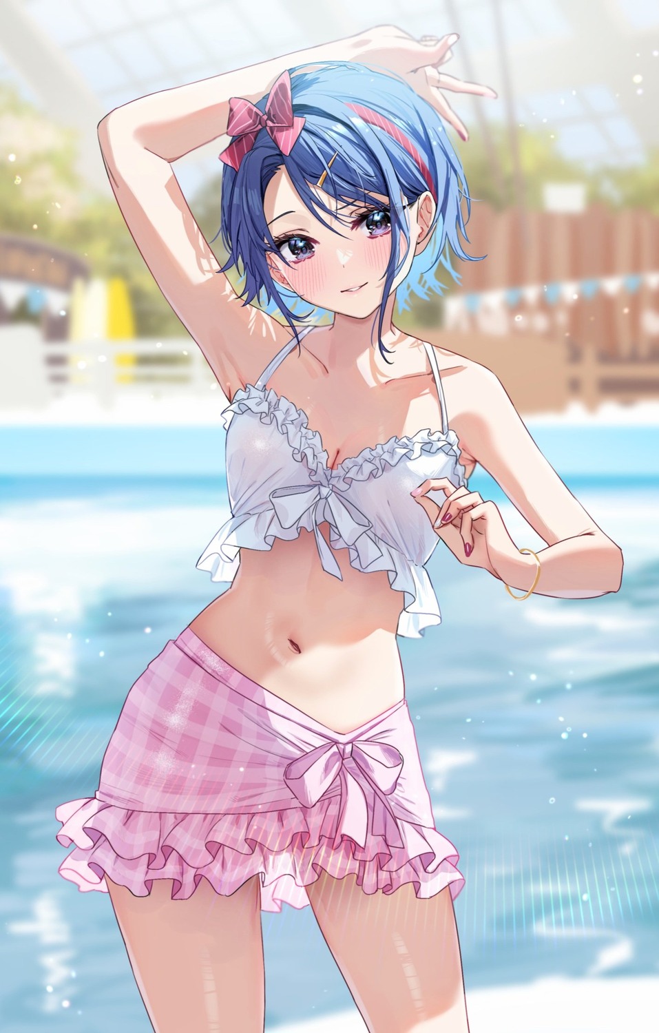bikini, chigusa_minori, himeno_akira, jitsuwa_imouto_deshita., see_through, swimsuits