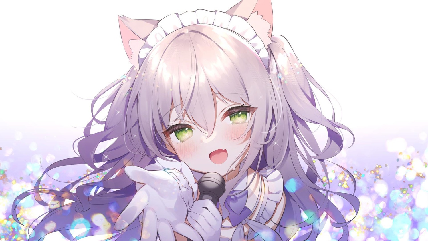 animal_ears, hisagi_(puchimaple), maid, masquerade, nekoda_pepero, nekomimi, wallpaper