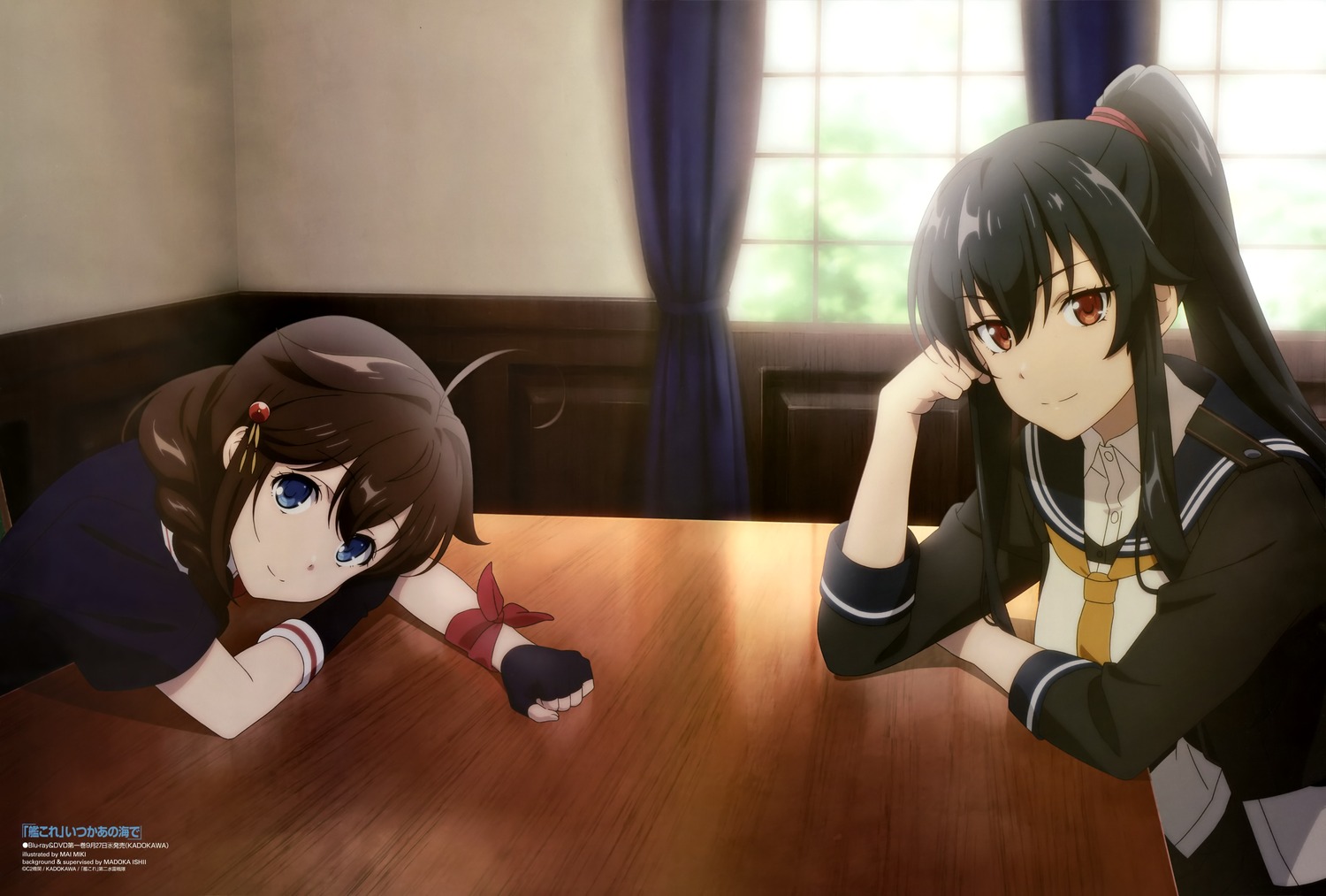 kantai_collection, miki_mai, seifuku, shigure_(kancolle), yahagi_(kancolle)