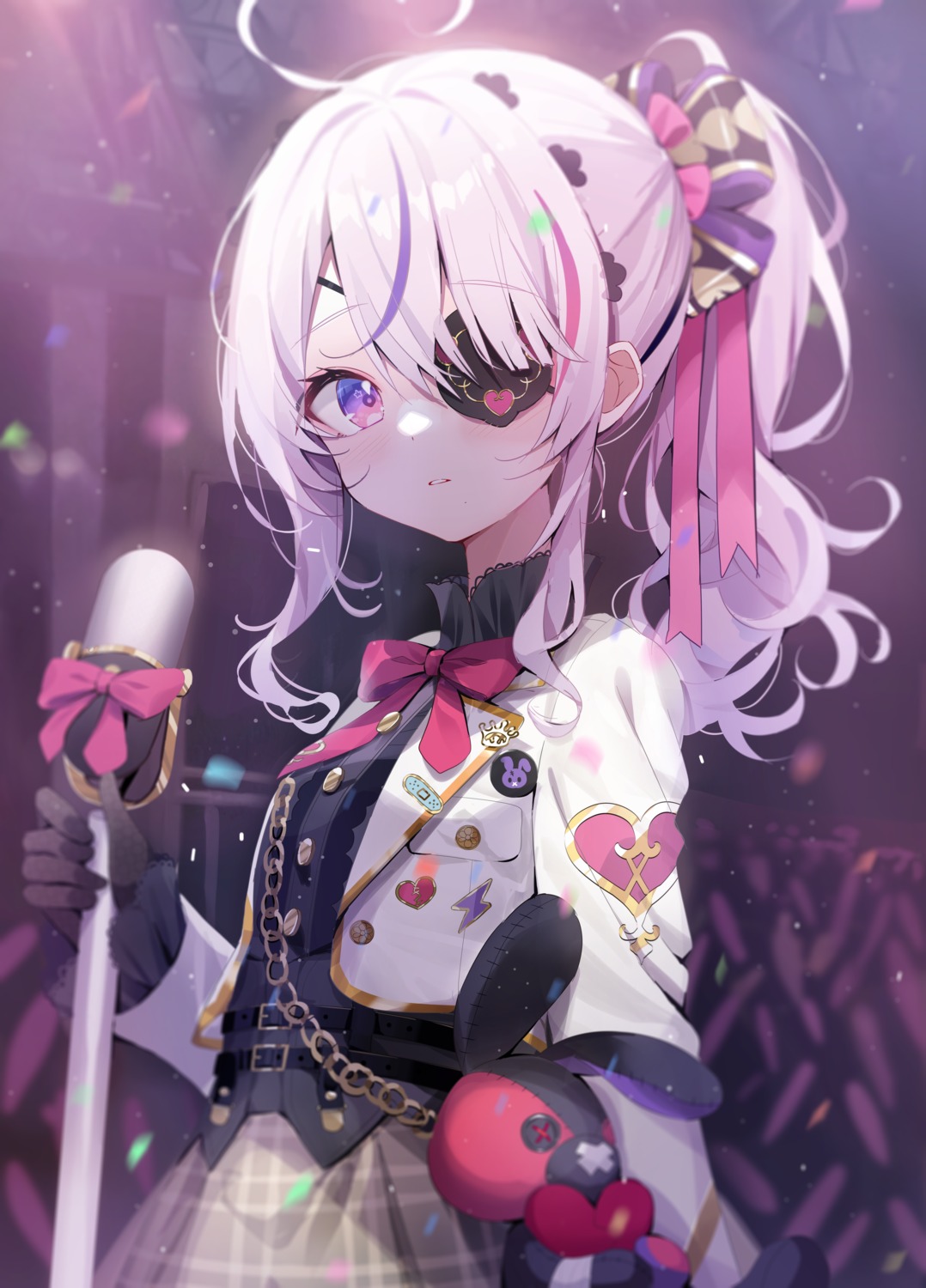 deyui, eyepatch, maria_marionette, nijisanji, nijisanji_en, uniform