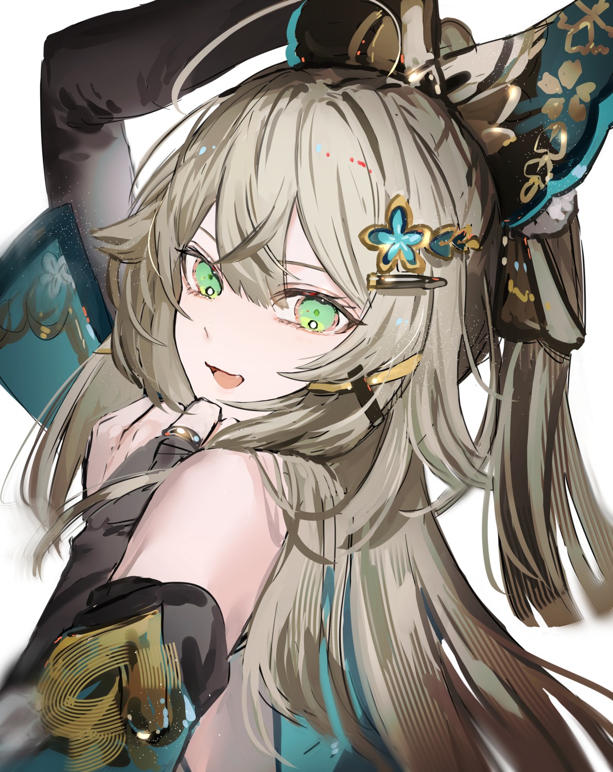 animal_ears, gawako, genshin_impact, kirara_(genshin_impact), sketch