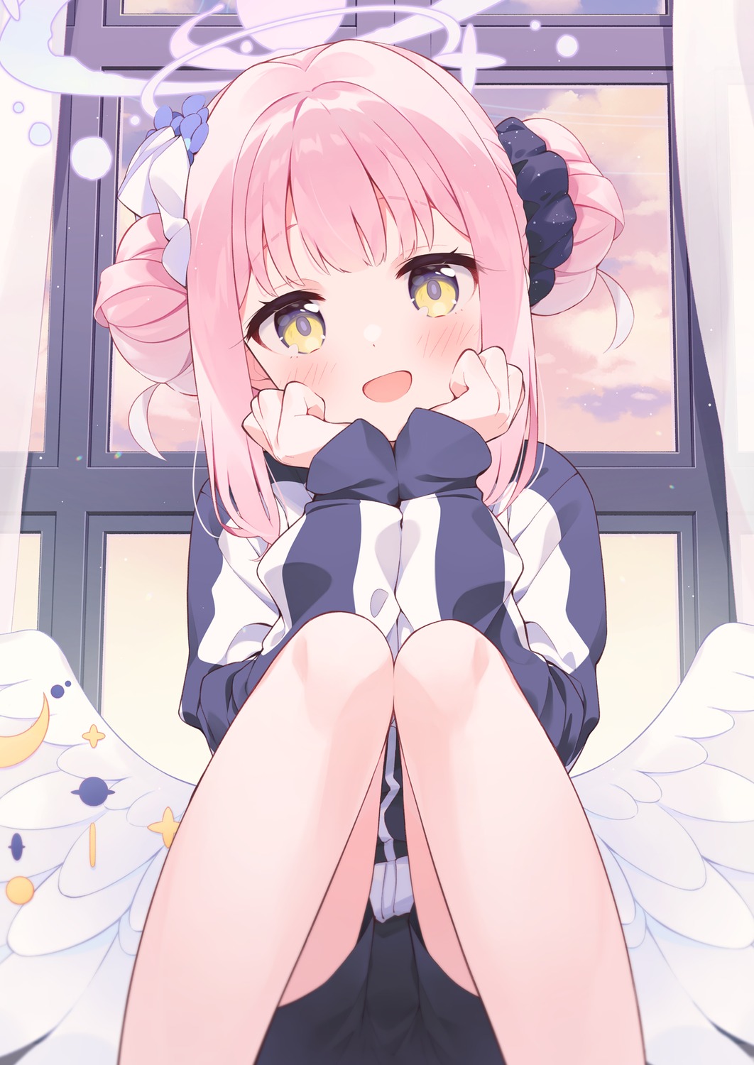 angel, blue_archive, gym_uniform, kano_hito, misono_mika, wings