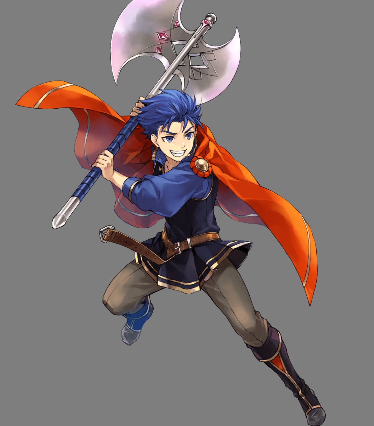 fire_emblem, fire_emblem:_seima_no_kouseki, hagiya_kaoru, hector_(fire_emblem), male, nintendo, uniform, weapon